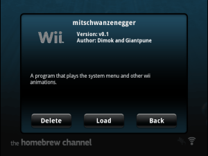Wii System Menu Player