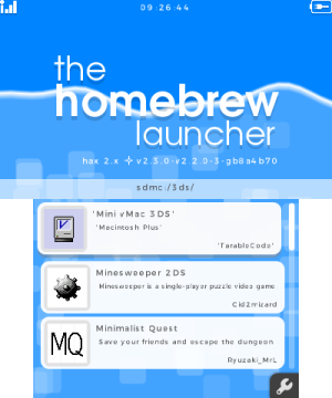 The Homebrew Launcher