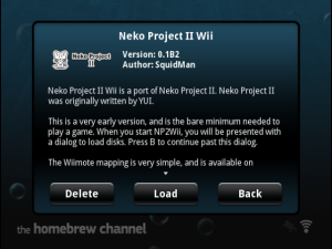 Neko Project II Wii