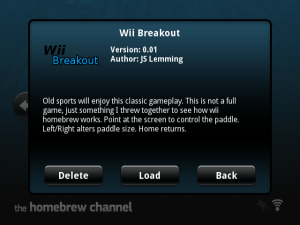 Wii Breakout
