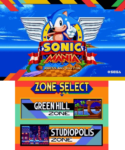 Sonic Mania Vita - Vita Homebrew Games (Platform) - GameBrew