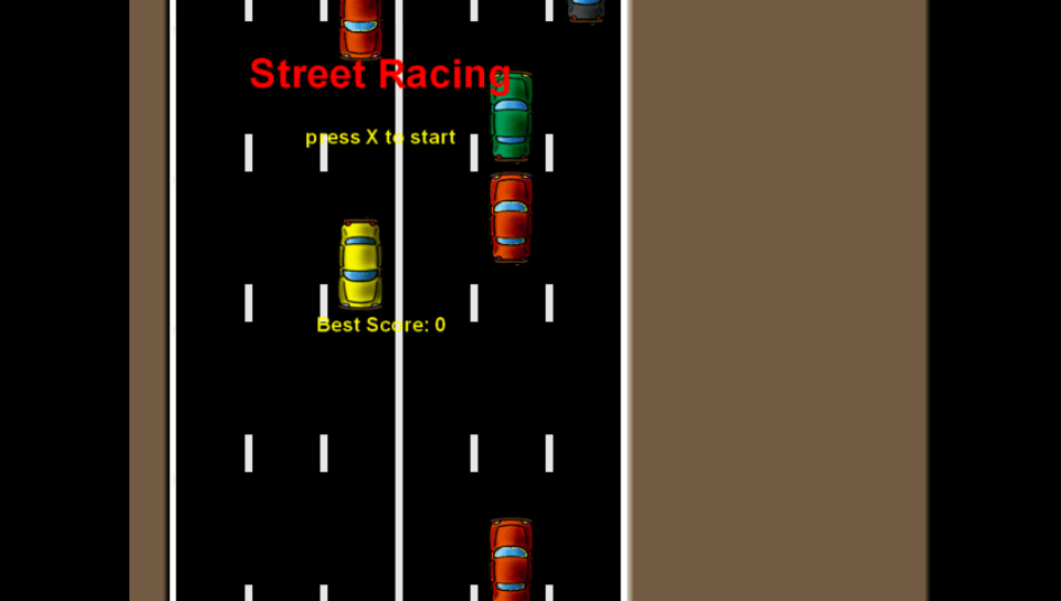 Street Racing Vita - Vita Homebrew Games (Racing) - GameBrew