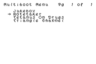 Multiboot menu