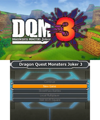 NEW Nintendo 3DS Dragon Quest Monsters Joker 3 JAPAN OFFICIAL IMPORT