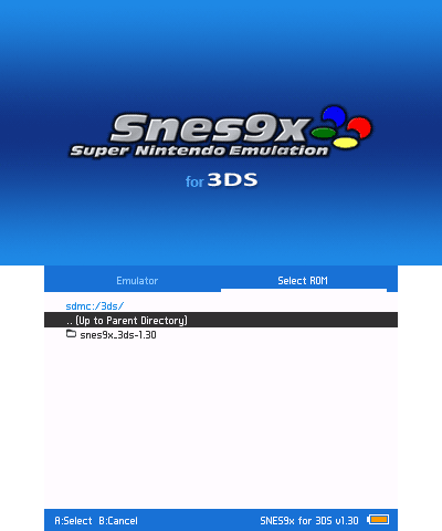 Snes9x 3DS - Nintendo SNES / SFC - Downloads - Emulators