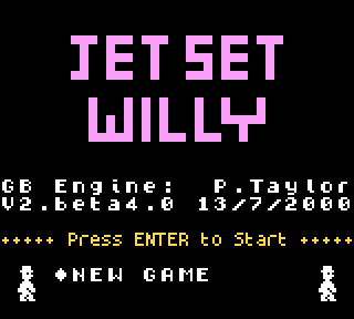 Jet Set Willy GB - GameBrew