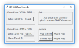 3DS SNES Save Converter