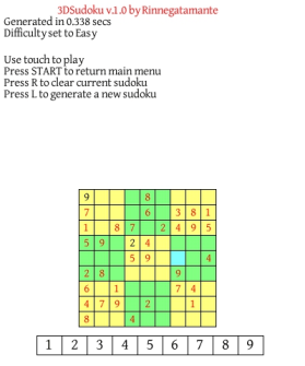 3DSudoku