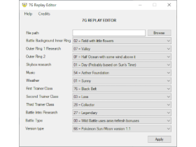 7G Replay Editor