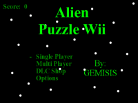 Alien Puzzle Wii GEMISIS