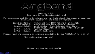 Angband 3.0.9 for PSP