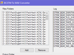 BCSTM to WAV converter