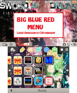 Big Red Menu