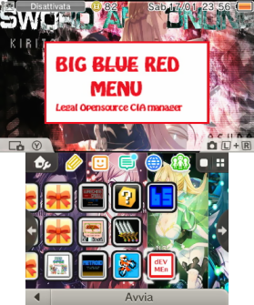 Big Red Menu