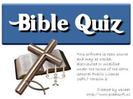 BibleQuiz