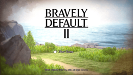 Bravely Default II Japanese Prologue Mod