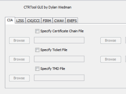 CTRTool GUI