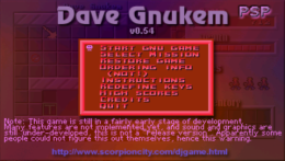 Dave Gnukem PSP