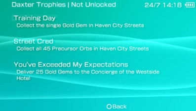 Daxter Trophies