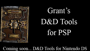 D&amp;amp;D Tools for PSP