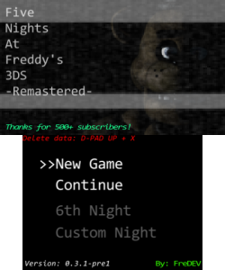 Five Nights at Freddys 1