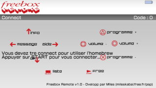 Freebox Remote PSP