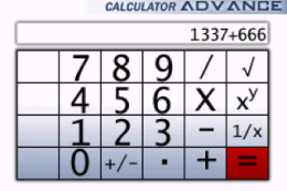 Calculator Advance