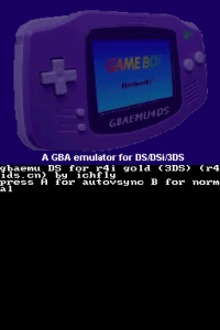 gbaemu4ds ichfly #DSi