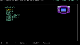 GBA Emulator for PSP