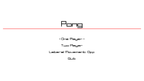 Hardrive&#039;s Pong