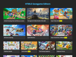 HTML5 Savegame Editors