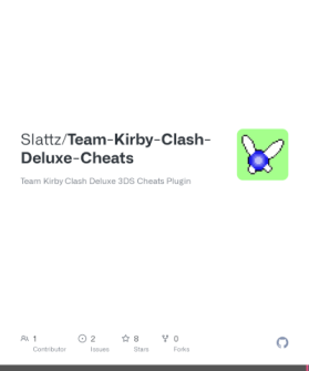 Team Kirby Clash Deluxe NTR Cheat Plugin