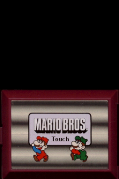 Mario Bros Game &amp; Watch Remake