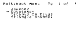 Multiboot menu