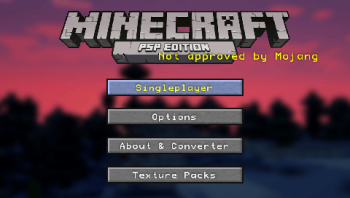 Minecraft PSP