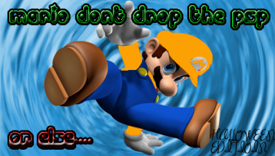 Mario Don&#039;t Drop the PSP