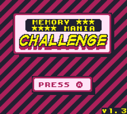 Memory Mania Challenge