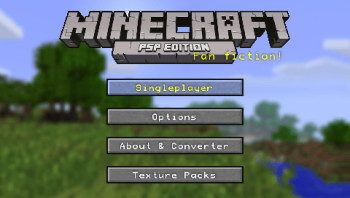 Minecraft PSP FanVersion