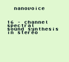 Nanovoice