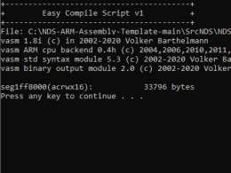 NDS ARM Assembly Template