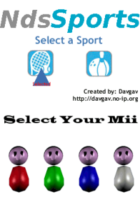 NDS Sports Davgav #DS Game