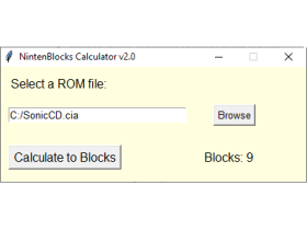 NintenBlocks Calculator