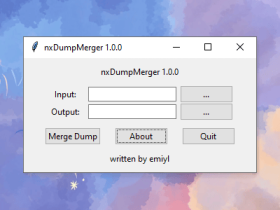 nxDumpMerger