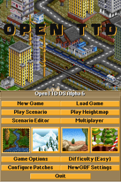 Open Transport Tycoon Deluxe DS