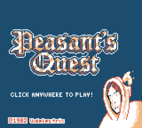 Peasant&#039;s Quest GB Demake