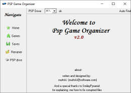 PSP Game Organizer