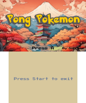 Pong Pokemon 3DS