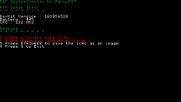 PSP SystemChecker