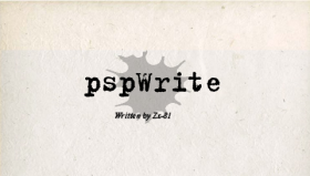 PSPWrite