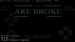 You Are Broke!